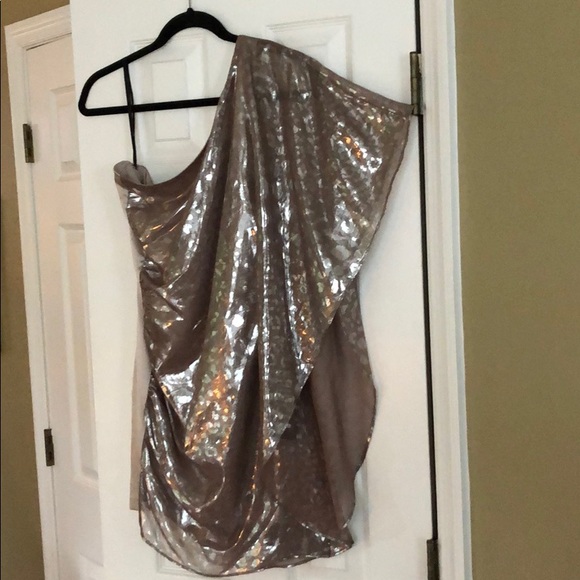 🐆bebe🐆 Drama Cocktail Dress - Picture 1 of 8